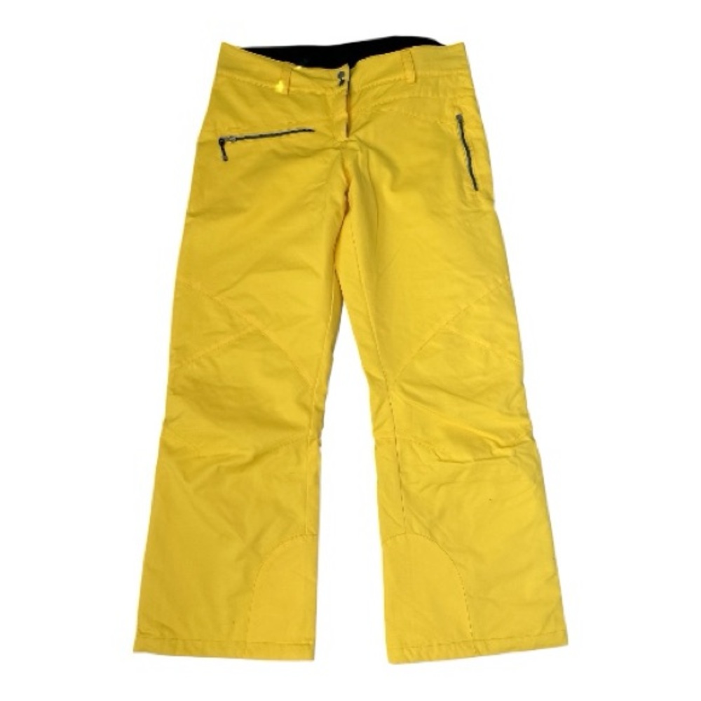Yellow Obermeyer women snowboarding and ski pants
